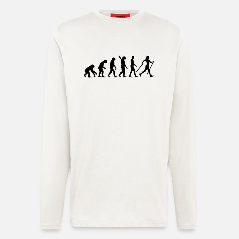 Evolution Nordic Walking - Longsleeve - made by SPREAD  - OFF WHITE