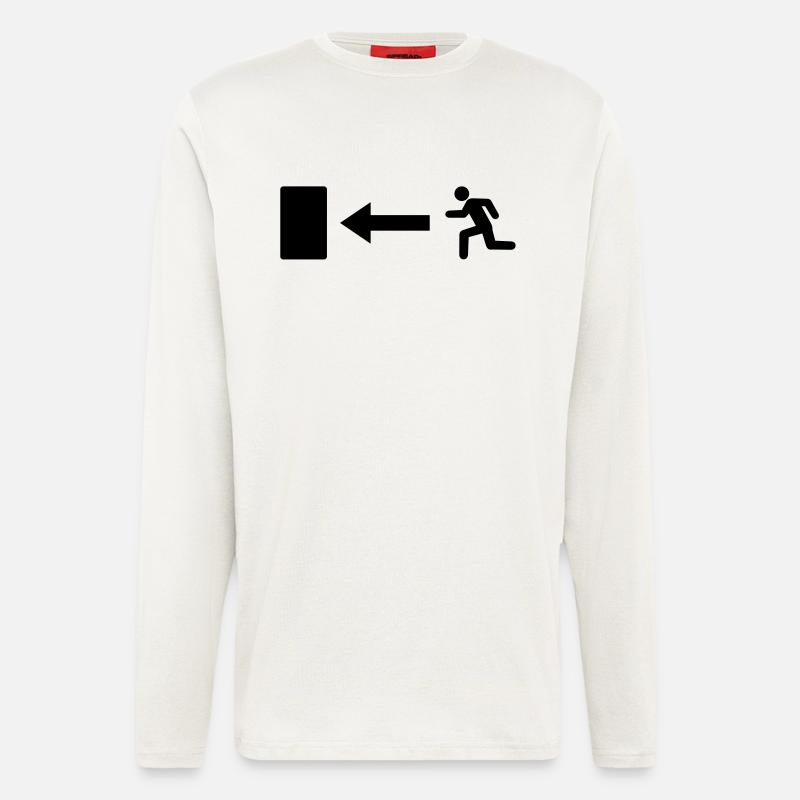 exit____f1 - Longsleeve - made by SPREAD  - OFF WHITE