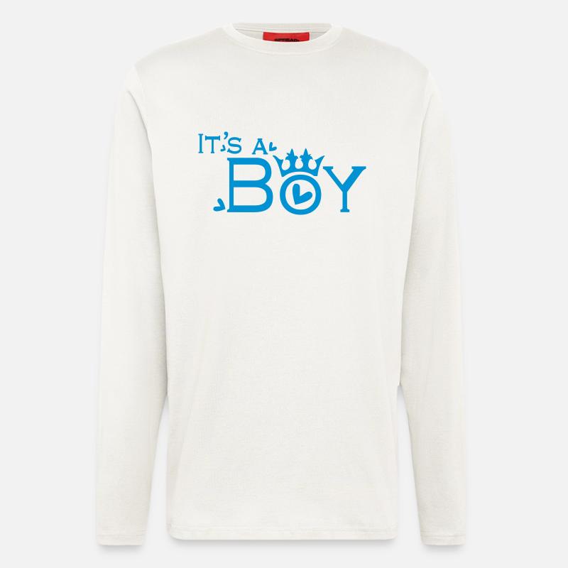 It's a boy - Langarmshirt - made by SPREAD  - OFF WHITE
