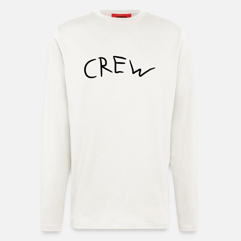 Crew Comic Logo - Longsleeve - made by SPREAD  - OFF WHITE