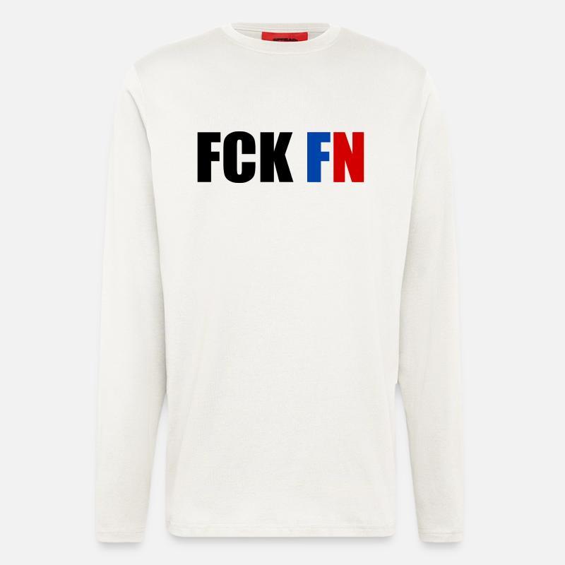Fck fn - Longsleeve - made by SPREAD  - OFF WHITE