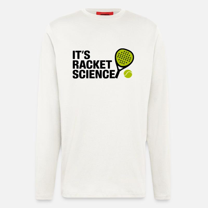 It s racket science 3 - Langarmshirt - made by SPREAD  - OFF WHITE