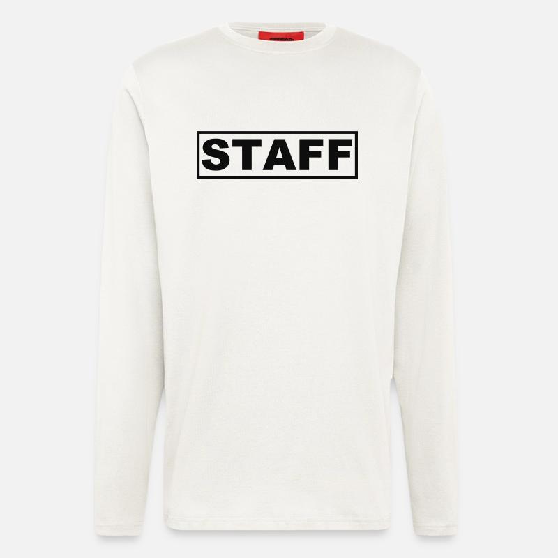 Staff - Mitarbeiter - Security - Langarmshirt - made by SPREAD  - OFF WHITE