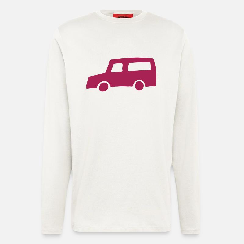 Auto - Langarmshirt - made by SPREAD  - OFF WHITE