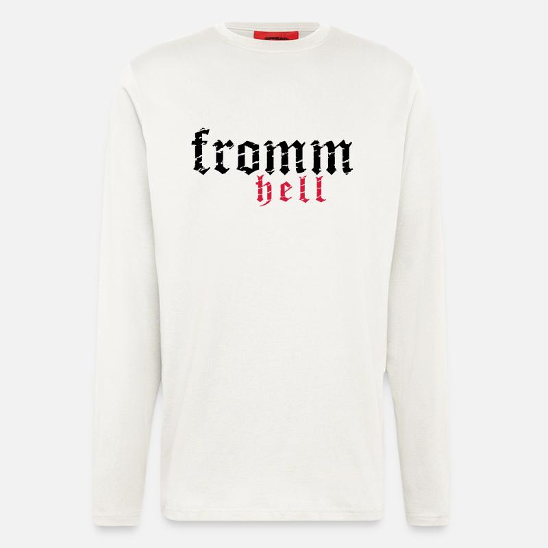 fromm hell_vec_2 de - Langarmshirt - made by SPREAD  - OFF WHITE