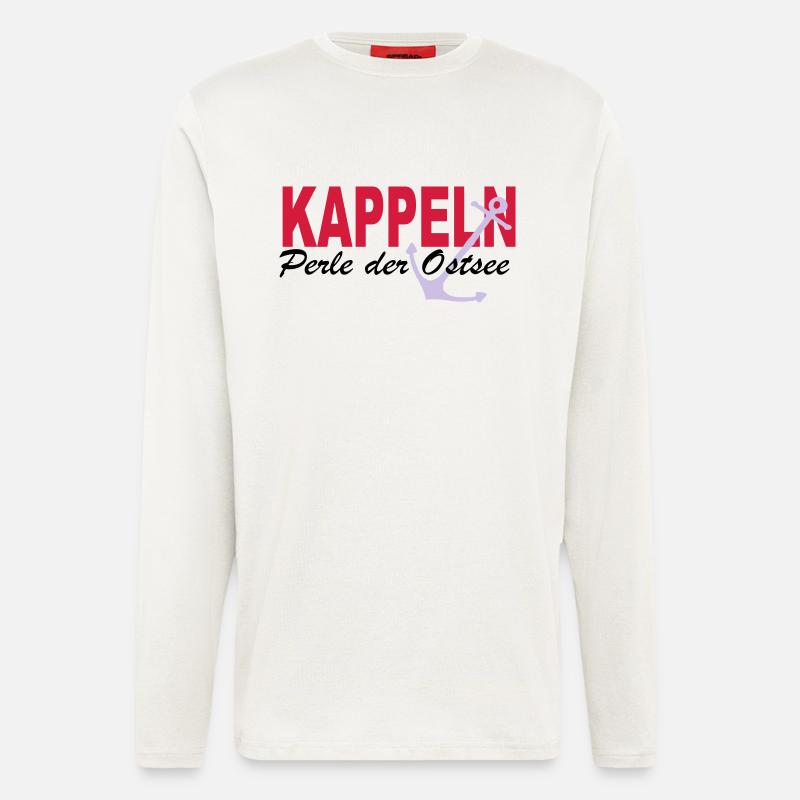 Perle der Ostsee KAPPELN - Langarmshirt - made by SPREAD  - OFF WHITE