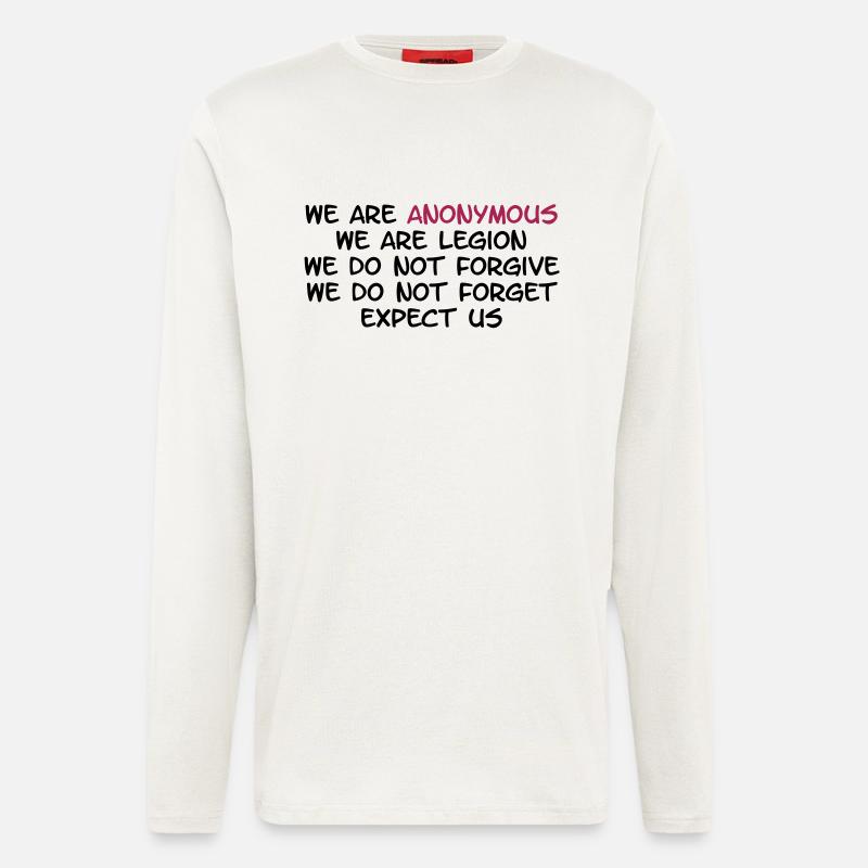 Anonymous - Langarmshirt - made by SPREAD  - OFF WHITE