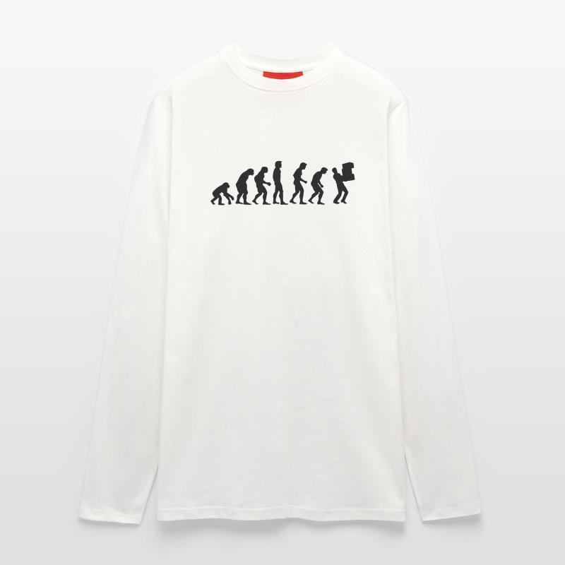 parcel delivery evolution Longsleeve - made by SPREAD 