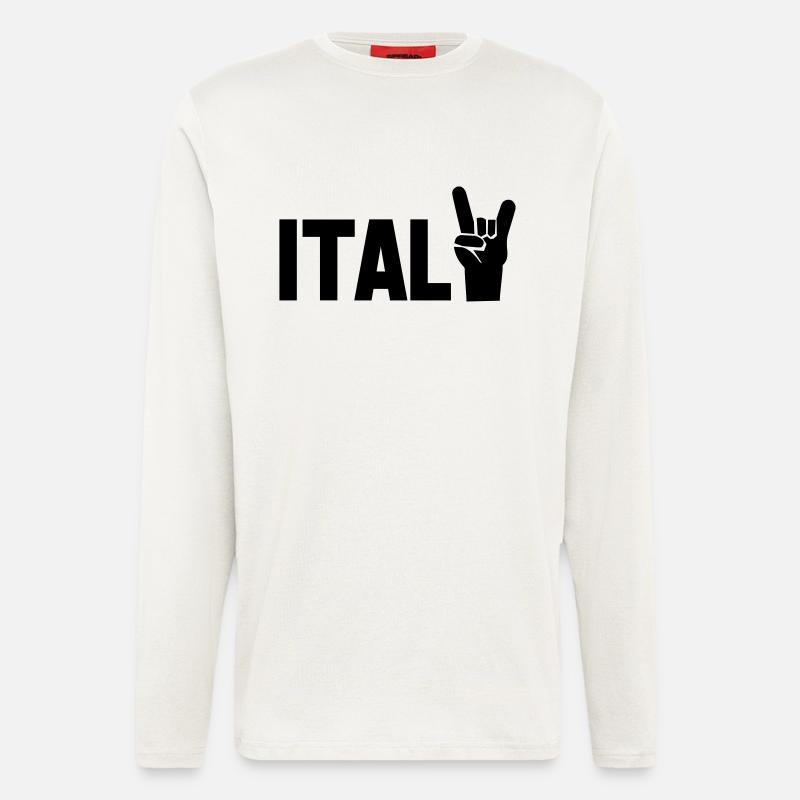 italy - Langarmshirt - made by SPREAD  - OFF WHITE