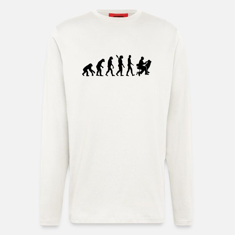 Evolution Dentist - Longsleeve - made by SPREAD  - OFF WHITE