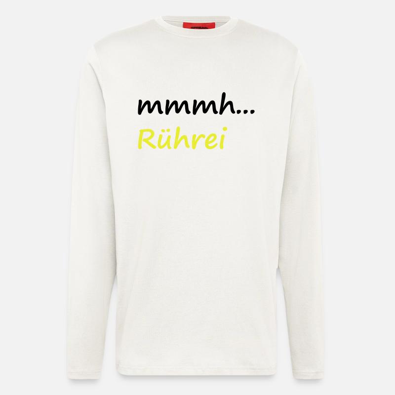 mmmh Rührei - Langarmshirt - made by SPREAD  - OFF WHITE