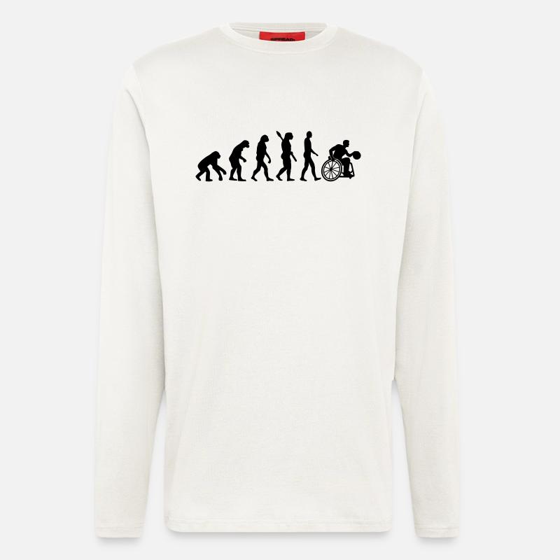 Rollstuhlbasketball - Langarmshirt - made by SPREAD  - OFF WHITE