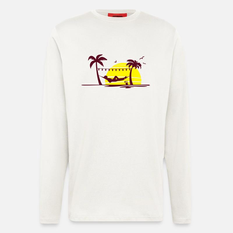 Sommer - Hängematte - Langarmshirt - made by SPREAD  - OFF WHITE