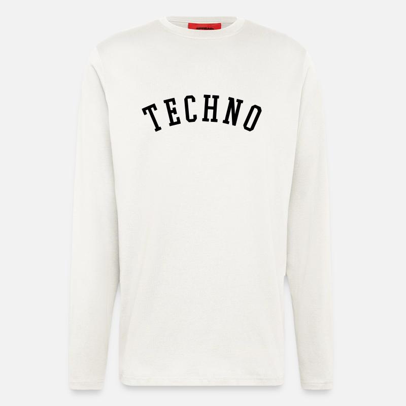 Techno - Langarmshirt - made by SPREAD  - OFF WHITE