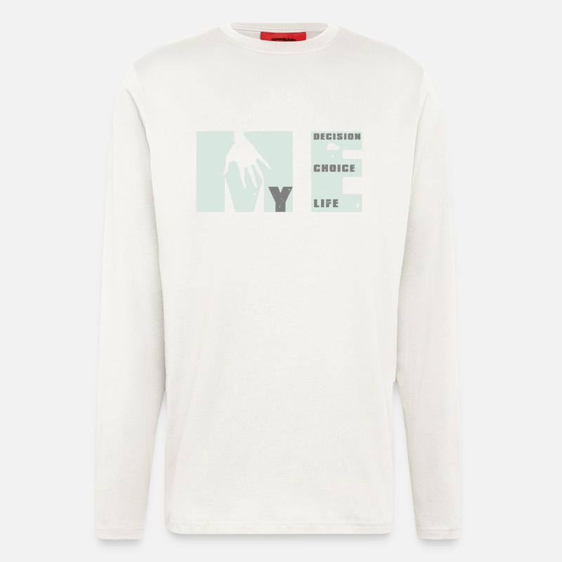 MEvolution: Choice, Decision, Life - Longsleeve - made by SPREAD - OFF WHITE