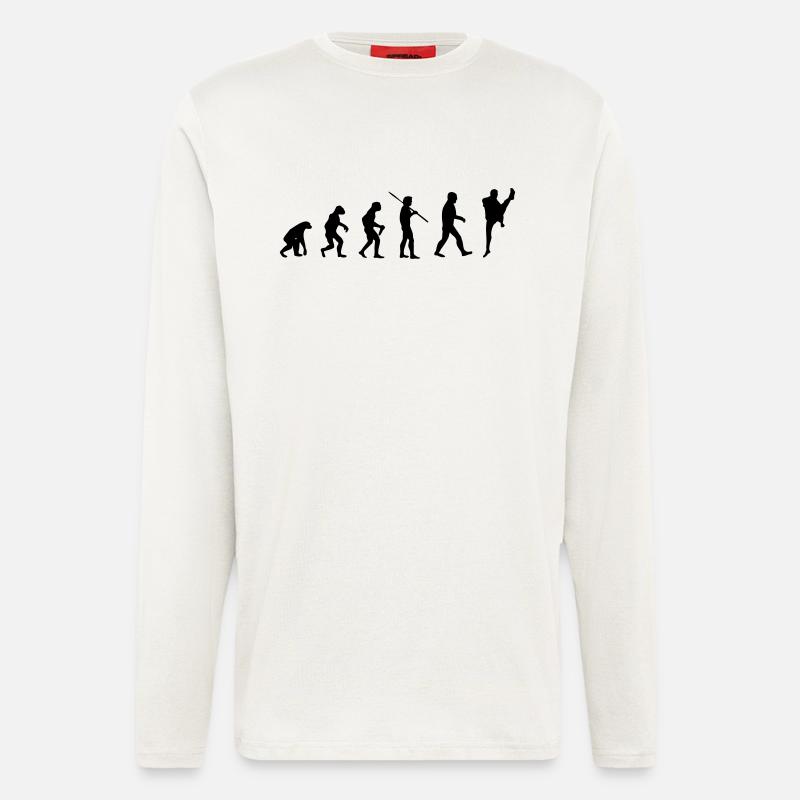 Martial Arts Evolution - Longsleeve - made by SPREAD  - OFF WHITE
