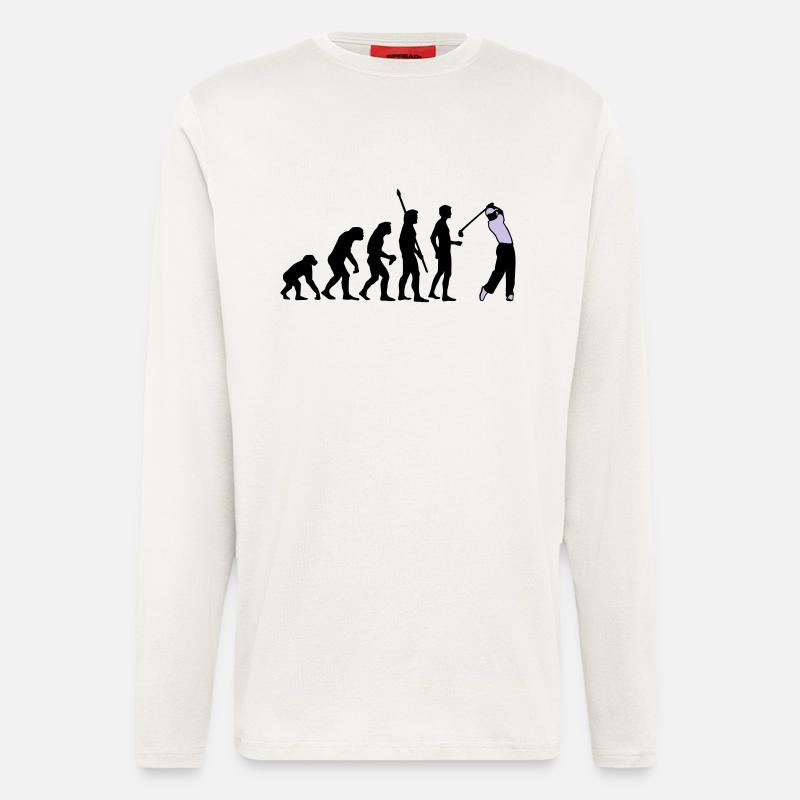 evolution_golf_b_2c - Longsleeve - made by SPREAD  - OFF WHITE