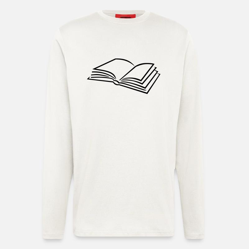 Buch - Langarmshirt - made by SPREAD  - OFF WHITE