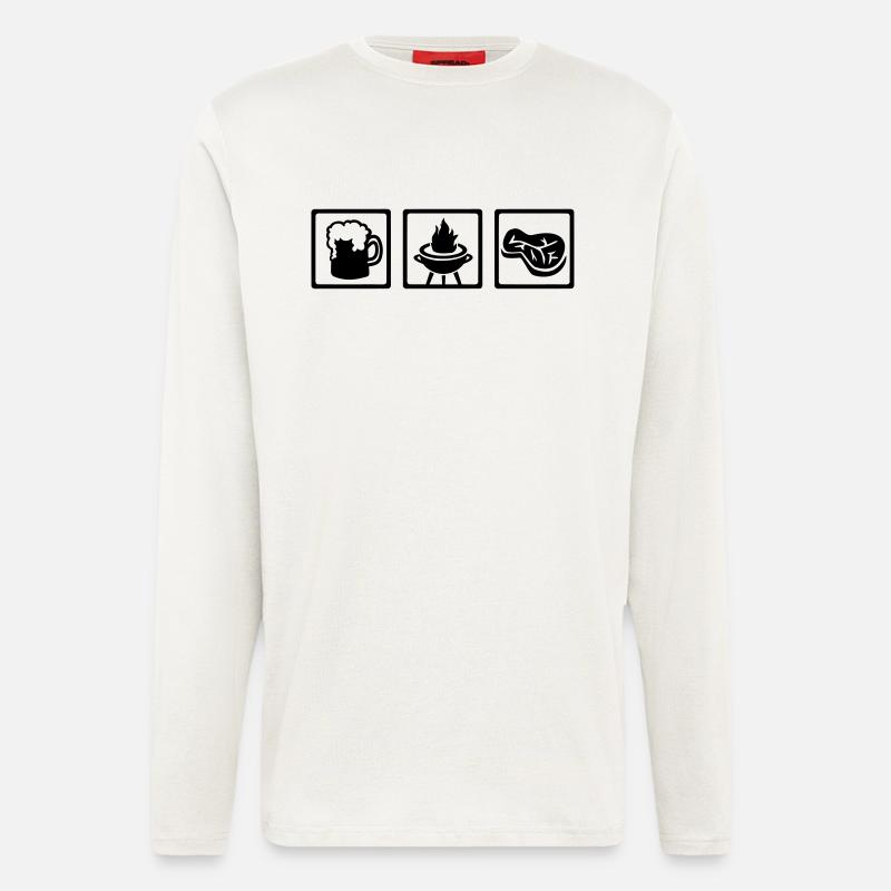 Grillen - Langarmshirt - made by SPREAD  - OFF WHITE