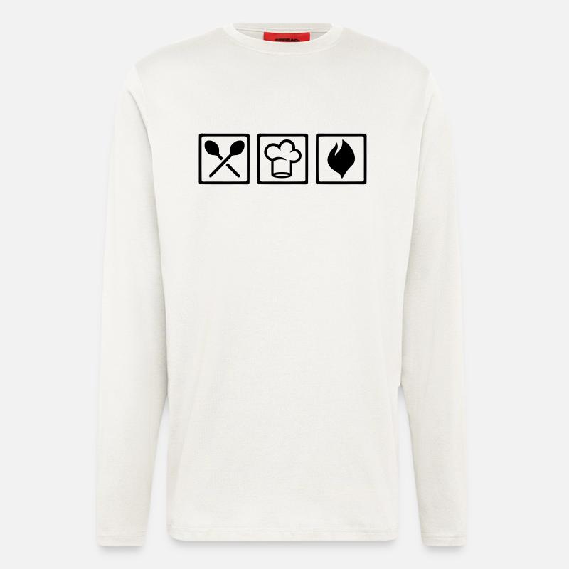 Koch - Langarmshirt - made by SPREAD  - OFF WHITE