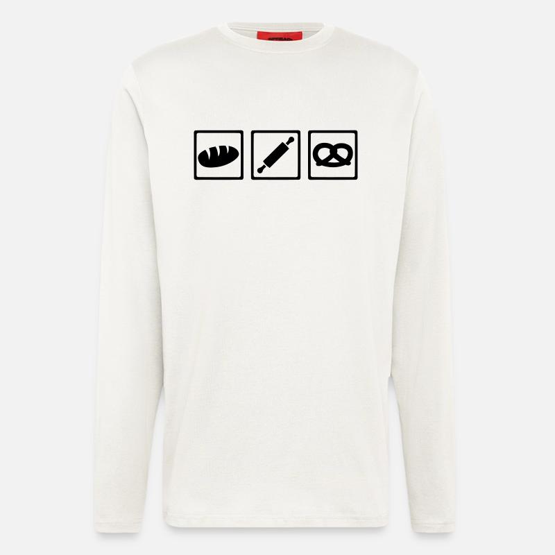 Bäcker - Langarmshirt - made by SPREAD  - OFF WHITE