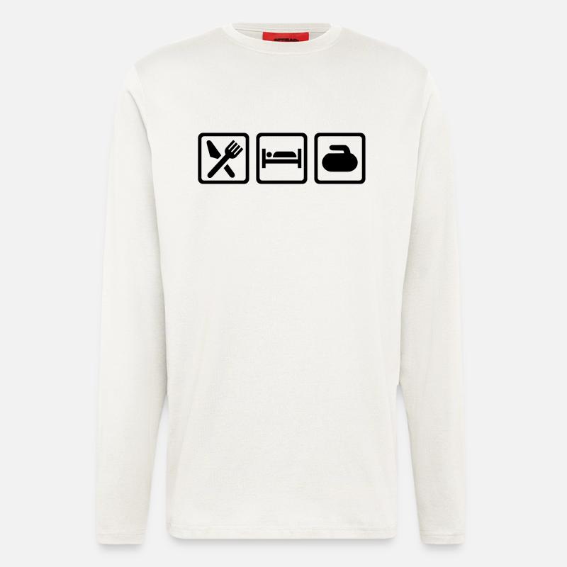 Curling - Langarmshirt - made by SPREAD  - OFF WHITE
