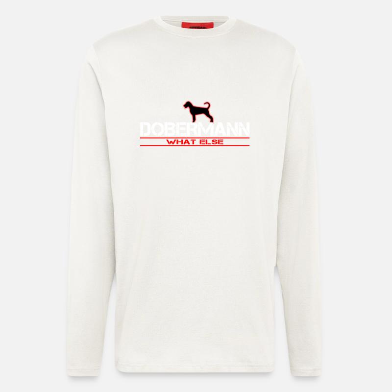 Dobermann what else - Langarmshirt - made by SPREAD  - OFF WHITE