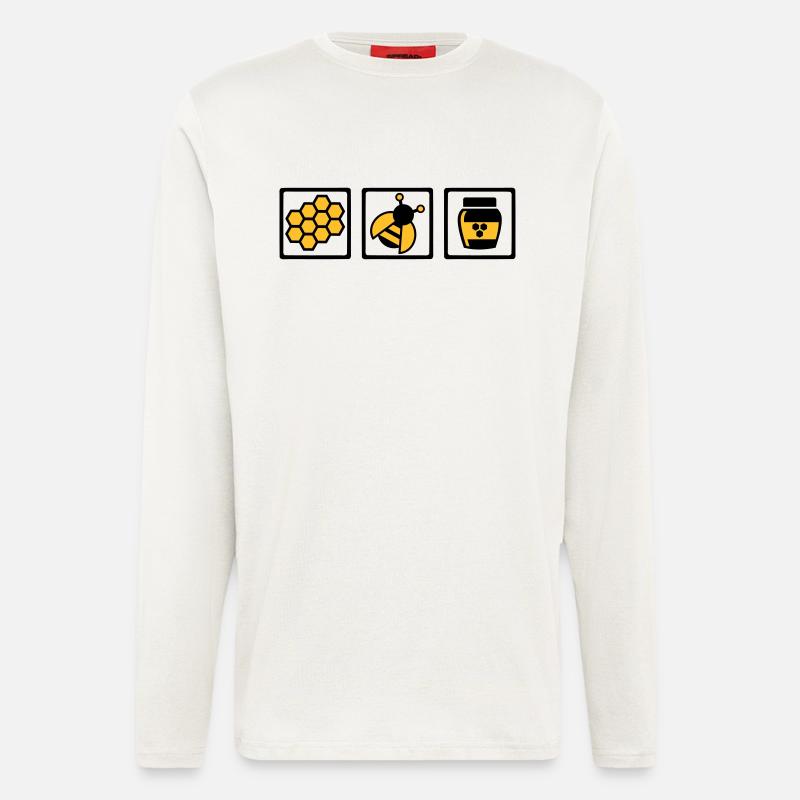 Bee - Longsleeve - made by SPREAD  - OFF WHITE