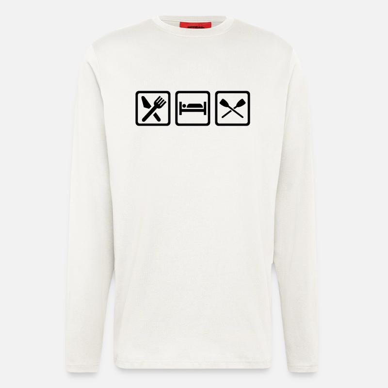 Rudern - Langarmshirt - made by SPREAD - OFF WHITE