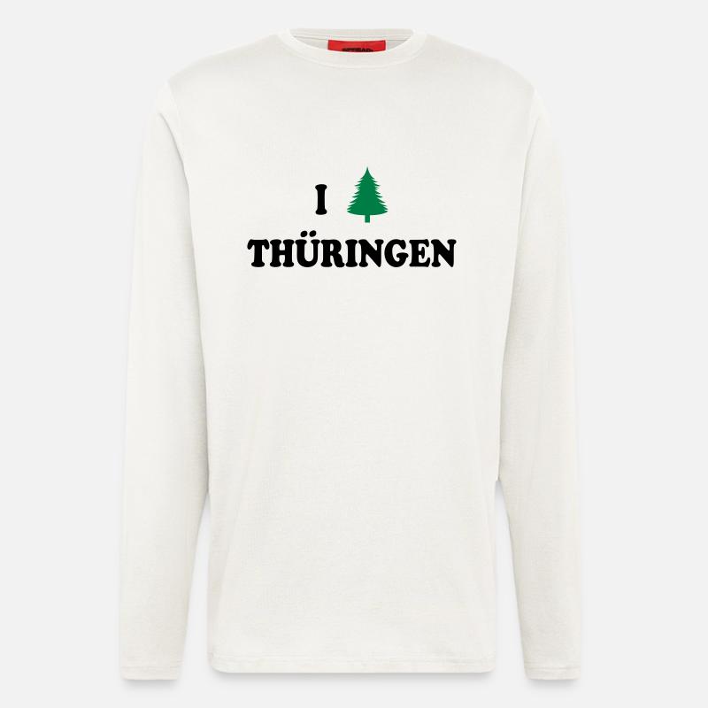 I Love Thüringen - Langarmshirt - made by SPREAD  - OFF WHITE