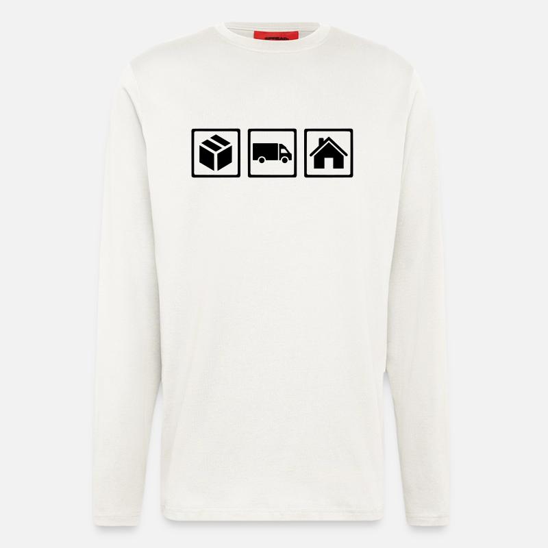 Delivery guy - Longsleeve - made by SPREAD  - OFF WHITE