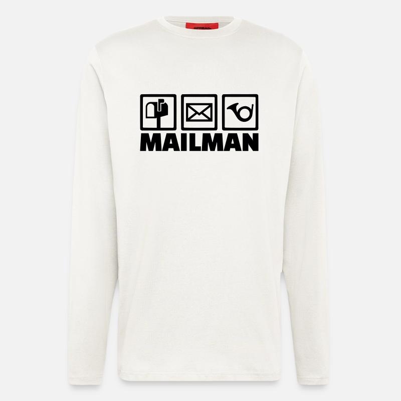 Briefträger - Langarmshirt - made by SPREAD  - OFF WHITE