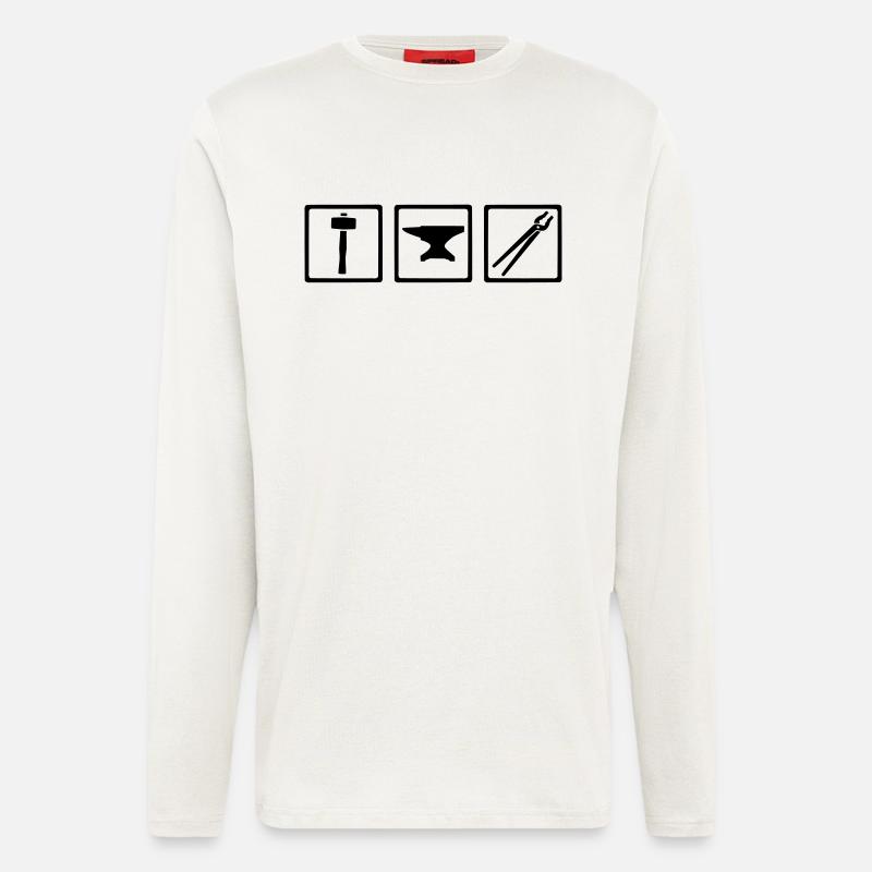 Blacksmith tools - Longsleeve - made by SPREAD  - OFF WHITE