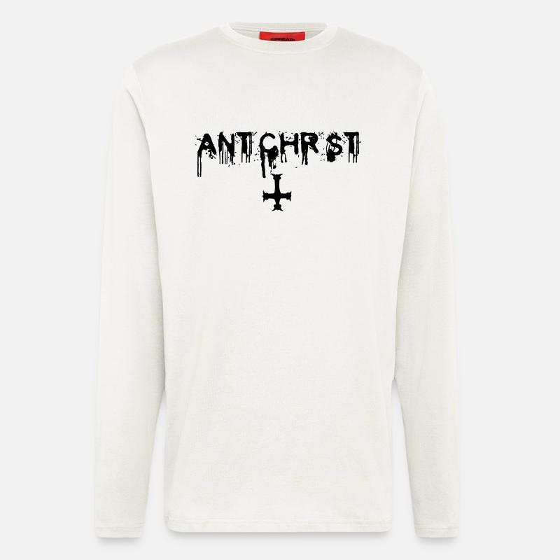 Antichrist - Lucifer - Langarmshirt - made by SPREAD  - OFF WHITE
