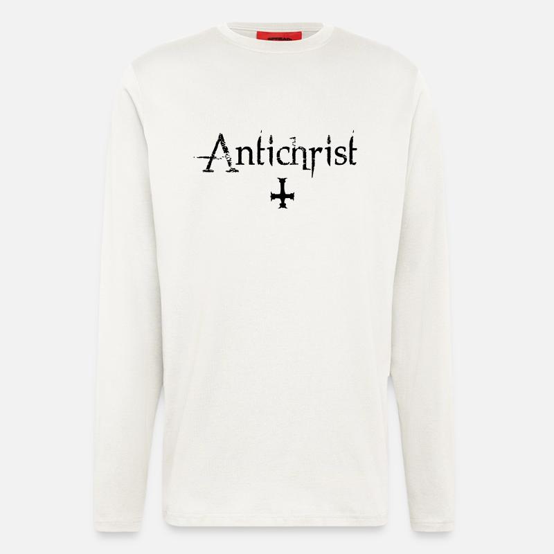 Antichrist - Lucifer - Langarmshirt - made by SPREAD  - OFF WHITE