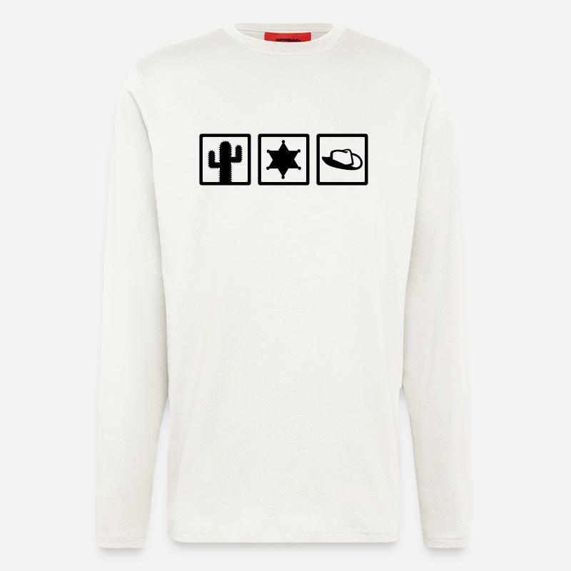 Sheriff - Langarmshirt - made by SPREAD  - OFF WHITE