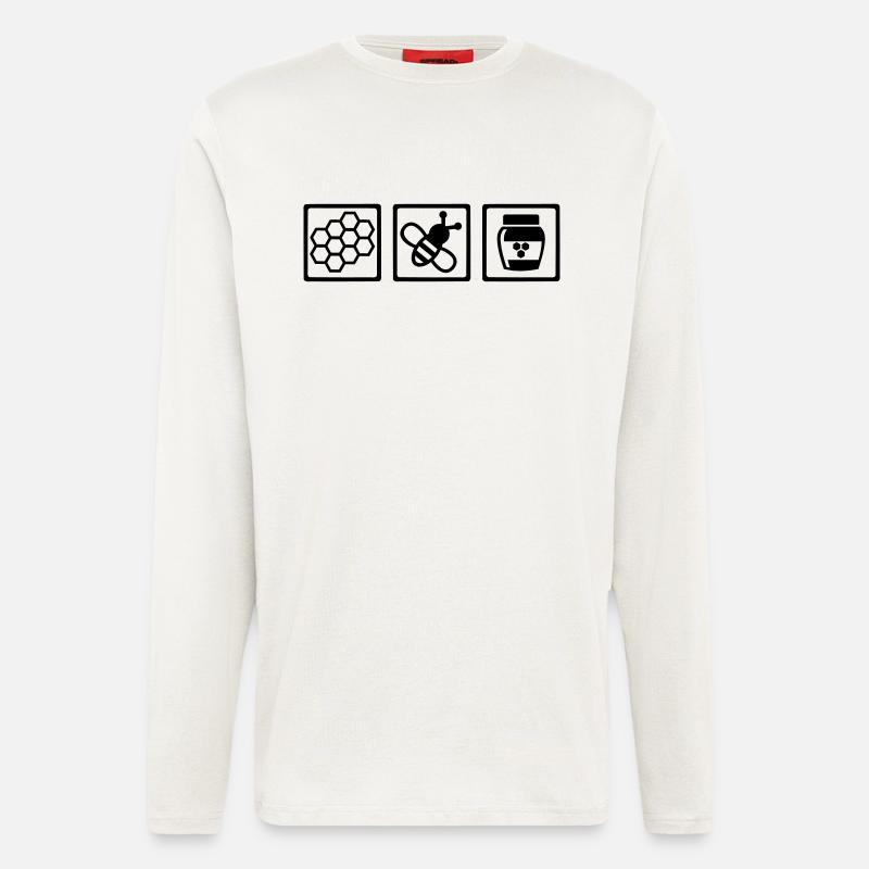 Imker - Langarmshirt - made by SPREAD  - OFF WHITE