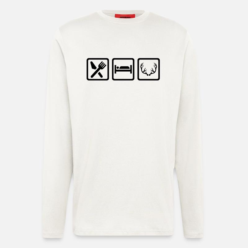 Jäger - Langarmshirt - made by SPREAD  - OFF WHITE