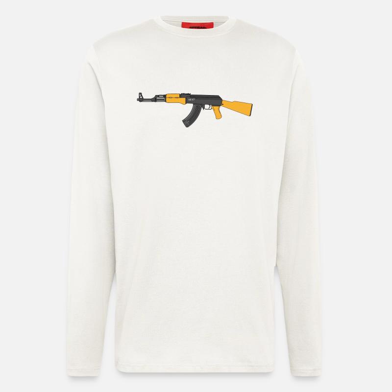 AK-47 - Langarmshirt - made by SPREAD  - OFF WHITE