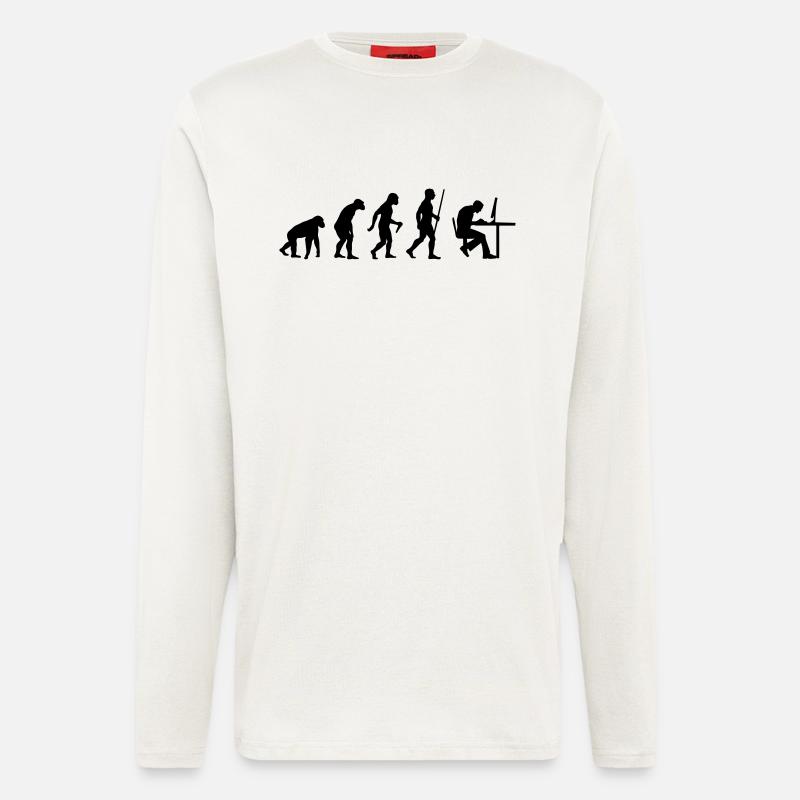 Geek Evolution - Langarmshirt - made by SPREAD  - OFF WHITE