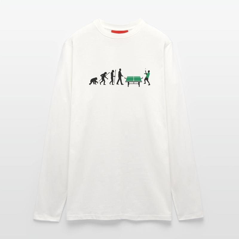 evolution_table_tennis_072012_a_2c Langarmshirt - made by SPREAD 