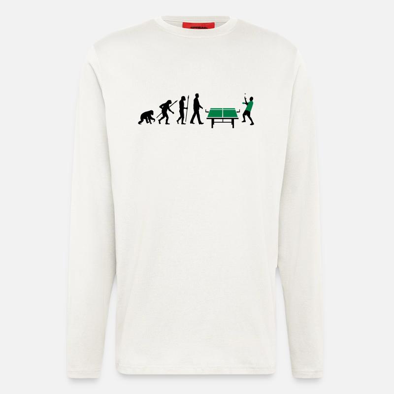 evolution_table_tennis_072012_a_2c - Longsleeve - made by SPREAD  - OFF WHITE