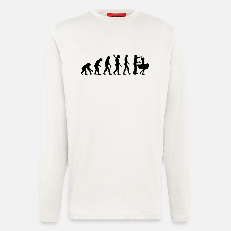Square dance - Langarmshirt - made by SPREAD  - OFF WHITE