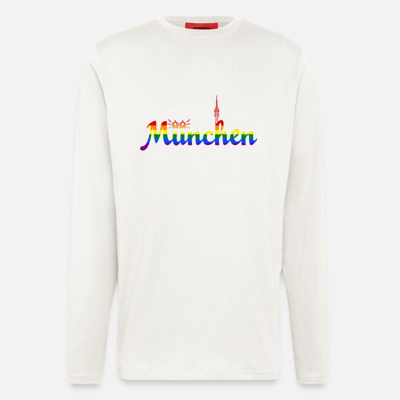 München Pride - Langarmshirt - made by SPREAD  - OFF WHITE