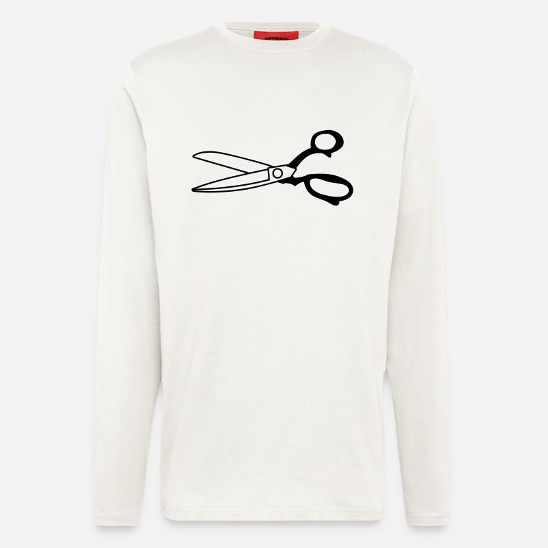 Schere - Langarmshirt - made by SPREAD  - OFF WHITE