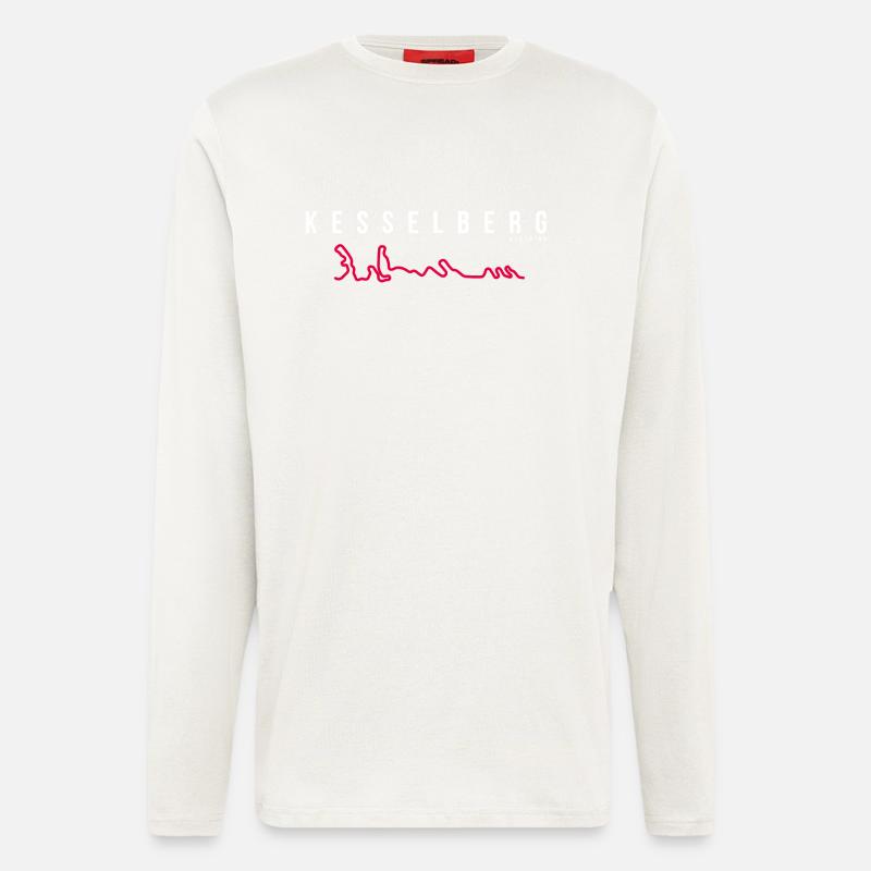 Kesselberg Strecke Pulli - Langarmshirt - made by SPREAD  - OFF WHITE