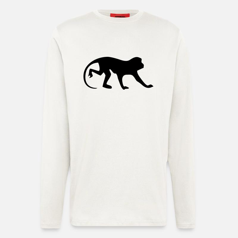 affe_90 - Longsleeve - made by SPREAD  - OFF WHITE