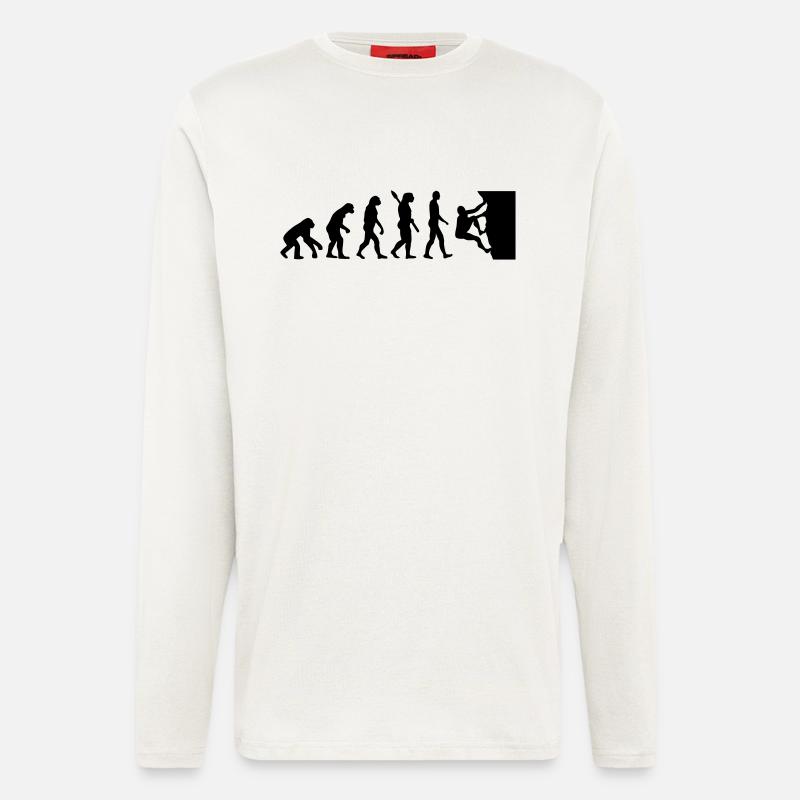 Evolution climbing - Longsleeve - made by SPREAD  - OFF WHITE
