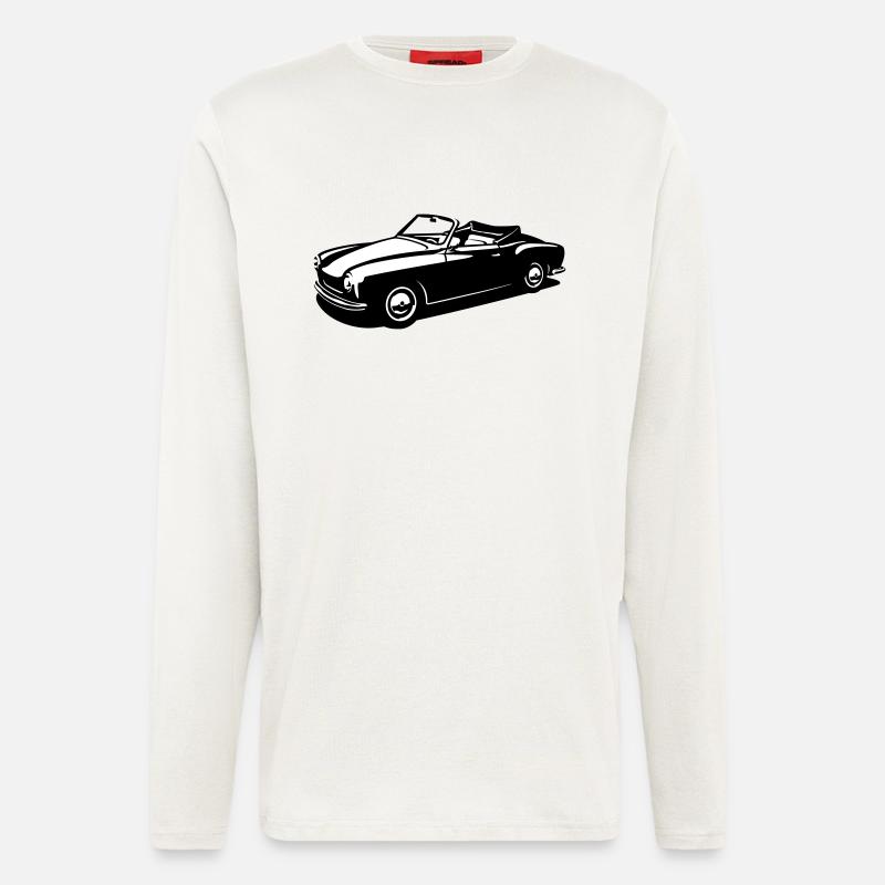 OldtimerCabrio 14 (2c) - Longsleeve - made by SPREAD  - OFF WHITE