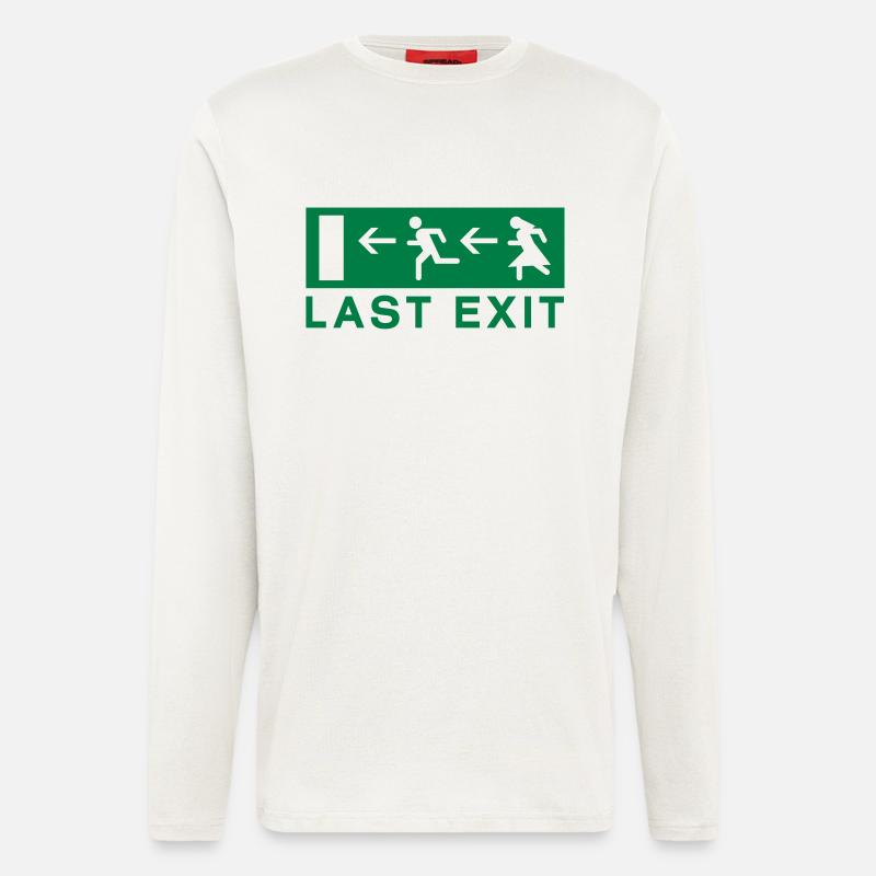 Last exit - Longsleeve - made by SPREAD  - OFF WHITE